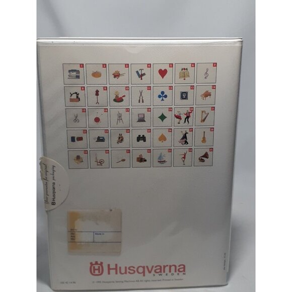 Husqvarna Viking Hobbies Embroidery Designs Floppy Disk Card #7 for  Designer 1 - Picture 4 of 8